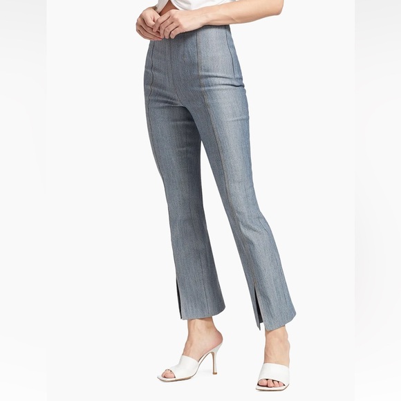 Cinq à Sept Blue Boot Cut Pants - Picture 1 of 12